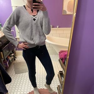 Cozy grey sweater